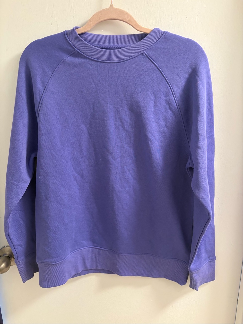 Amazon Essentials Purple Crewneck Pullover Sweatshirt